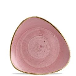 22.9 cm - Churchill Stonecast Piatto Piano Triangolare In Porcellana Vetrificata