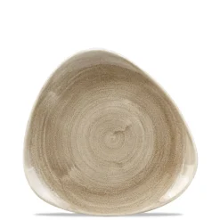 22.9 cm - Churchill Stonecast Piatto Piano Triangolare In Porcellana Vetrificata