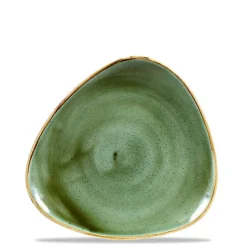 22.9 cm - Churchill Stonecast Piatto Piano Triangolare In Porcellana Vetrificata