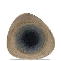 22.9 cm - Churchill Stonecast Piatto Piano Triangolare In Porcellana Vetrificata