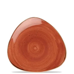 22.9 cm - Churchill Stonecast Piatto Piano Triangolare In Porcellana Vetrificata