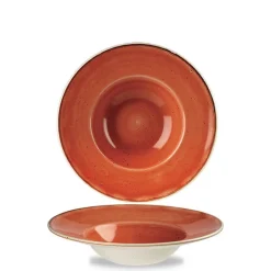 24 cm - Churchill Stonecast Piatto Pasta Rotondo In Porcellana Vetrificata