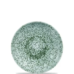 21.7 cm - Churchill Studio Prints Mineral Green Piatto Piano In Porcellana Vetrificata