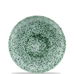 26 cm - Churchill Studio Prints Mineral Green Piatto Piano In Porcellana Vetrificata