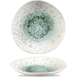 25.3 cm - Churchill Studio Prints Mineral Organic Piatto Fondo In Porcellana Vetrificata