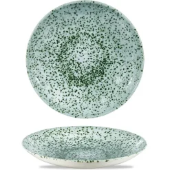 24.8 cm - Churchill Studio Prints Mineral Green Piatto Fondo In Porcellana Vetrificata