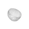 12 cm - Crackle Coppa Dessert Satinato in Vetro - Set 6 Pezzi