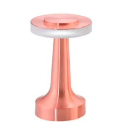 19.3 cm - Disco Lampada Da Tavolo Dimmerabile In Alluminio