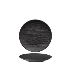 13 cm - Erosion Piatto Pane In Porcellana - Set 12 Pz