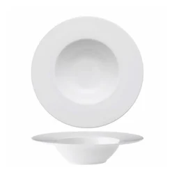 26 cm - Essentia Coup Piatto Pasta In Porcellana - Set 2 Pz