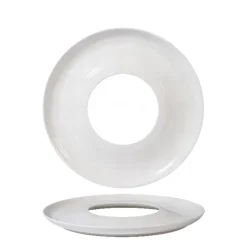 31 cm - Essentia Magnesium Deep Ring Piatto Presentazione Rotondo In Porcellana - Set 2 Pz