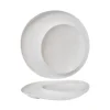 31 cm - Essentia Magnesium Eclipse Piatto Presentazione Rotondo In Porcellana - Set 2 Pz