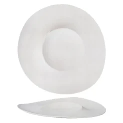 31.7 cm - Essentia Magnesium Orbit Piatto Presentazione Rotondo In Porcellana - Set 2 Pz