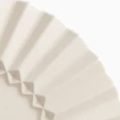 33.2 cm - Essentia Magnesium Stripes Piatto Presentazione In Porcellana Set 2 Pz