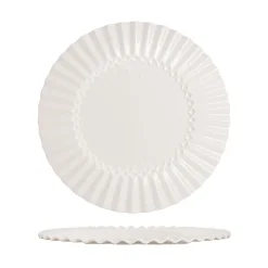 33.2 cm - Essentia Magnesium Stripes Piatto Presentazione In Porcellana Set 2 Pz