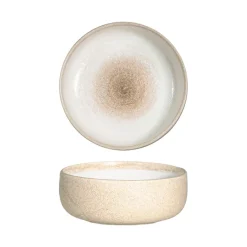 16 cm - Gemscape Sabbia Coppa Insalatiera In Porcellana Set 6 Pz