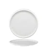 22 cm - Graffito Piatto Frutta Dessert In Porcellana - Set 4 Pz