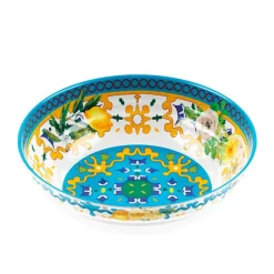 30 cm - Guzzini Flower & Lemon Coppa In Melamina - Set 2 Pz