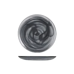 21 cm - H&H Alabastro Piatto Frutta In Vetro - Set 6 Pz