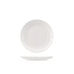 21 cm - H&H Lotus Piatto Frutta In Stoneware - Set 6 Pz
