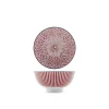 12 cm - H&H Nomad Bruno Barbieri Coppa Poke Texture Assortite In Porcellana Premium - Set 6 Pz
