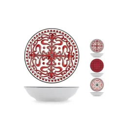 14 cm - H&H Nomad Bruno Barbieri Coppa In Porcellana Premium - Set 6 Pz