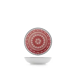 10 cm - H&H Nomad Bruno Barbieri Coppa Poke Texture Assortite In Porcellana Premium - Set 6 Pz