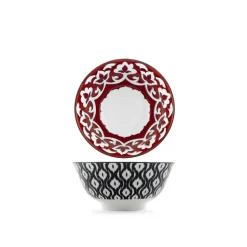 16 cm - H&H Nomad Bruno Barbieri Coppa Poke Texture Assortite In Porcellana Premium - Set 6 Pz