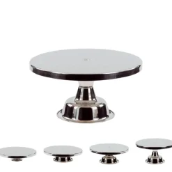 25 cm - Ilsa Alzata In Acciaio Inox