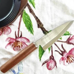 15 cm - Ilsa Asia Coltello Deba In Acciaio Inox, Legno