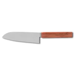 16 cm - Ilsa Asia Coltello Santoku In Acciaio Inox, Legno
