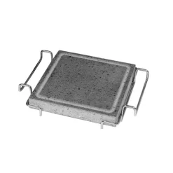21 cm - Ilsa Convivio Pietra Lavica Quadrata Con Supporto