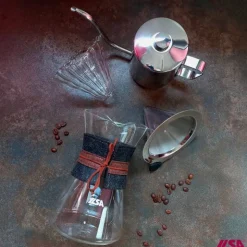 12 cm - Ilsa Goccilatore Coffè Brewing in Vetro Borosilicato