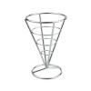10 cm - Ilsa Mini Cestello Porta Snack Conico In Acciaio Inox 18/10