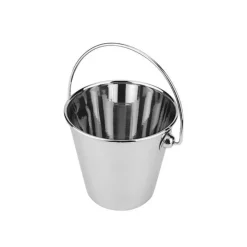 7 cm - Ilsa Miniporzioni Mini Secchiello Porta Snack In Acciaio Inox