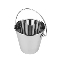 10 cm - Ilsa Miniporzioni Mini Secchiello Porta Snack In Acciaio Inox