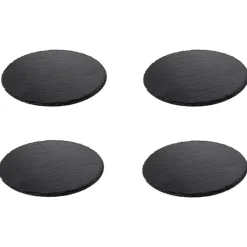 10 cm - Ilsa Sottobicchieri In Ardesia - Set 4 Pz