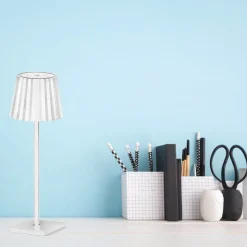 38 cm - K-Light Lampada Da Tavolo In Alluminio