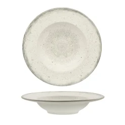 27.5 cm - Lace Piatto Pasta In Stoneware - Set 4 Pz