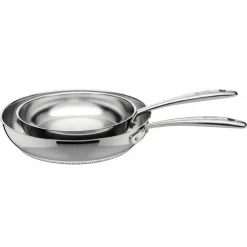 24-28 cm - Lagostina Accademia Lagofusion Set Padelle In Acciaio Inox Set 2 Pz