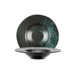 28.5 cm - Le Coq Phobos Piatto Pasta In Stoneware Set 6 Pz