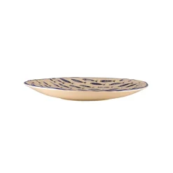 34 cm - Le Coq Thalassios Piatto Piano In Stoneware Set 2 Pz