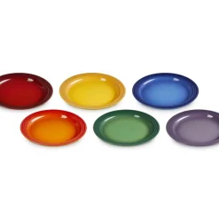 27 cm - Le Creuset Arte Della Tavola Vancouver Piatto Piano In Gres Vetrificato Set 6 Pz
