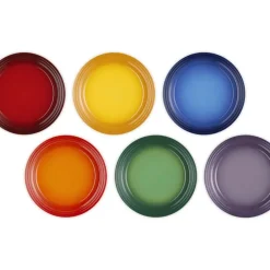 27 cm - Le Creuset Arte Della Tavola Vancouver Piatto Piano In Gres Vetrificato Set 6 Pz