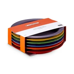 27 cm - Le Creuset Arte Della Tavola Vancouver Piatto Piano In Gres Vetrificato Set 6 Pz