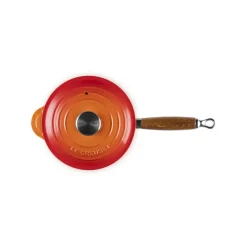 18 cm - Le Creuset Casseruola Bassa Con Manico Lungo In Ghisa