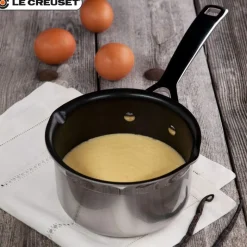 14 cm - Le Creuset Casseruola Con Manico Antiaderente In Acciaio Inox