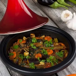 35 cm - Le Creuset Cocotte Tajine In Ghisa e Ceramica