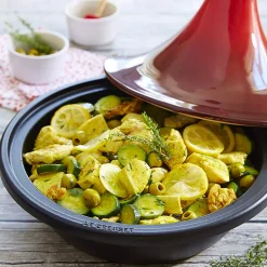 35 cm - Le Creuset Cocotte Tajine In Ghisa e Ceramica