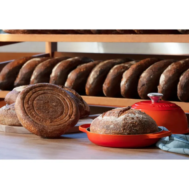 24 cm - Le Creuset Evolution Cocotte Per Pane Rotonda In Ghisa Vetrificata
